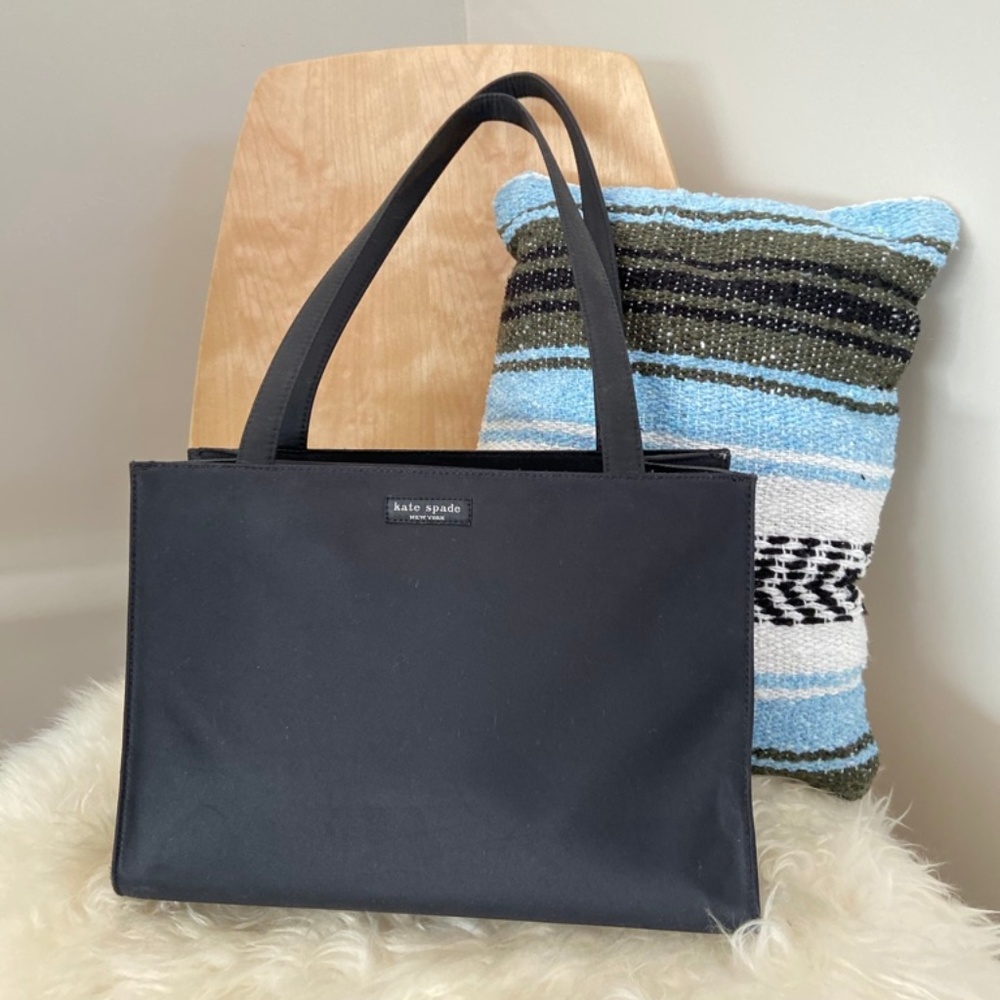 kate spade Classic Nylon Black Tote Bag
